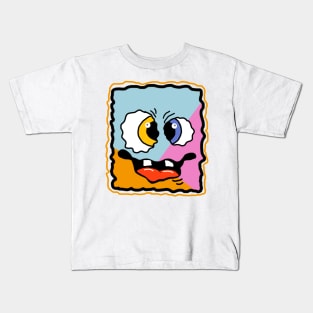 Happy Sponge Face Kids T-Shirt